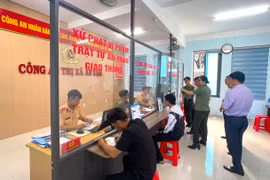 Công an thị An Khê ra mắt bộ phận một cửa