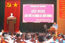 Hội nghị Ban chấp hành Đảng bộ huyện Kbang lần thứ 16 mở rộng