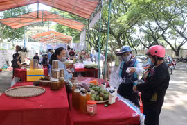 40 gian hàng tham gia phiên chợ nông sản thị xã An Khê