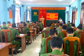 Công an huyện Kông Chro triển khai chương trình công tác công an năm 2024