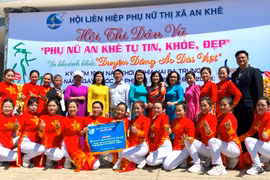 Hơn 400 phụ nữ An Khê tham gia hội thi dân vũ