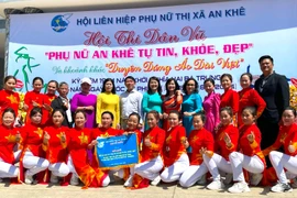 Hơn 400 phụ nữ An Khê tham gia hội thi dân vũ