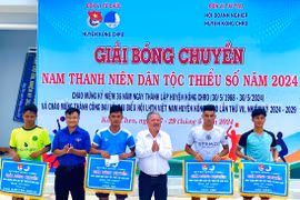 Bế mạc Giải bóng chuyền nam thanh niên dân tộc thiểu số huyện Kông Chro