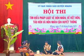 Xã Đông đạt giải nhất hội thi tìm hiểu pháp luật về kết hôn, hôn nhân cận huyết thống.