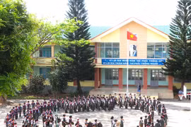 Ngân vang tiếng cồng chiêng ở Trường THCS Dân tộc Nội trú huyện Đak Pơ