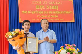 Công bố quyết định chuẩn y Phó Bí thư Thành ủy Pleiku 