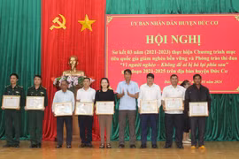 Giai đoạn 2021-2023: Trung bình quân mỗi năm huyện Đức Cơ giảm 2,51% hộ nghèo 