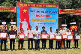 Xã Hà Tây tổ chức điểm Ngày hội toàn dân bảo vệ ANTQ