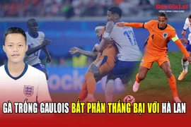 Gà trống Gaulois bất phân thắng bại với Hà Lan