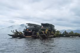 Lữ đoàn Công binh 7: Chú trọng huấn luyện vượt sông tham gia cứu hộ, cứu nạn