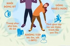 Lưu ý khi tập thể dục những ngày trời lạnh