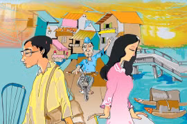 Thành phố nhỏ nơi còn vết tích 