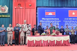 Gia Lai và Ratanakiri phối hợp trao đổi thông tin về phòng-chống ma tuý, tội phạm qua biên giới