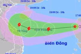 Áp thấp nhiệt đới vào Biển Đông, sắp mạnh lên thành bão số 4, di chuyển rất phức tạp