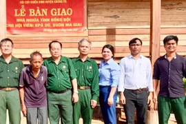 Hội Cựu chiến binh Krông Pa quan tâm xóa nhà tạm cho hội viên 