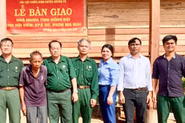 Hội Cựu chiến binh Krông Pa quan tâm xóa nhà tạm cho hội viên 