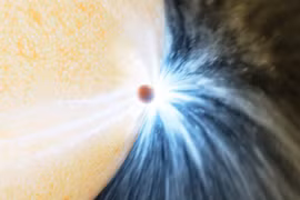 Lần đầu tiên chụp trực tiếp hành tinh đang bị "mặt trời" ăn thịt