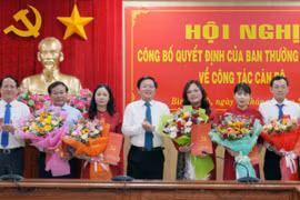 Bình Định điều động, luân chuyển nhiều cán bộ chủ chốt