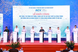Thủ tướng Phạm Minh Chính phát lệnh khởi công mở rộng nhà ga quốc tế T2 sân bay Nội Bài