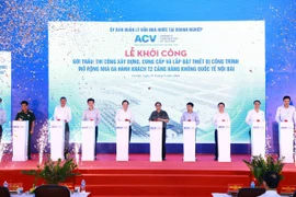 Thủ tướng Phạm Minh Chính phát lệnh khởi công mở rộng nhà ga quốc tế T2 sân bay Nội Bài