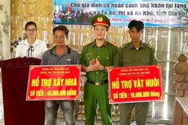 Công an An Khê quan tâm công tác an sinh xã hội