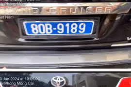 Cán bộ cơ quan Trung ương lắp biển xe xanh giả để trục lợi phí đường bộ