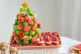 Độc đáo những cây thông Noel… ăn được