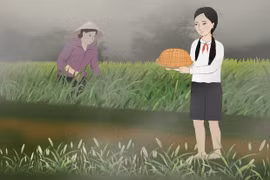 Bóng người trong sương 