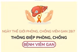 Ngày Thế giới phòng, chống viêm gan 28/7: Thông điệp phòng, chống bệnh viêm gan