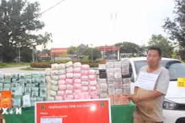 Phối hợp với Lào bắt đối tượng vận chuyển trên 200kg ma túy