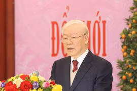 Tổng Bí thư Nguyễn Phú Trọng chúc Tết lãnh đạo, nguyên lãnh đạo Đảng, Nhà nước 