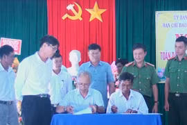 Tổ chức Ngày hội toàn dân bảo vệ an ninh Tổ quốc tại xã Kông Yang