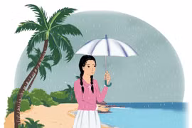 “Mưa trên biển vắng”