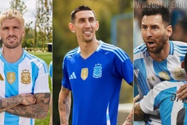 Argentina ra mắt áo đấu tôn vinh danh hiệu vô địch World Cup 2022