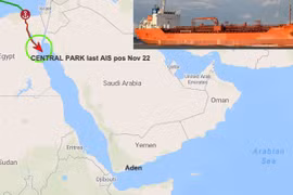 Thêm một tàu có liên quan đến Israel bị bắt giữ