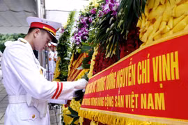 Lễ viếng Thượng tướng Nguyễn Chí Vịnh bắt đầu từ 7 giờ sáng nay 