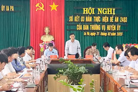 Ia Pa sơ kết Đề án “Nâng cao năng lực lãnh đạo, sức chiến đấu của cấp ủy cơ sở” 