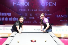 128 cơ thủ hàng đầu thế giới hội tụ ở giải Hanoi Open Pool Championship