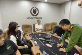 Triệt phá đường dây đánh bạc Poker "khủng"