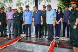 Chủ tịch nước Tô Lâm kiểm tra công tác chuẩn bị nơi yên nghỉ của Tổng Bí thư Nguyễn Phú Trọng