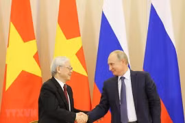 Thư mừng kỷ niệm 30 năm ngày ký Hiệp ước về những nguyên tắc cơ bản của quan hệ hữu nghị Việt Nam-Liên bang Nga