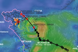 Bão số 2 mạnh lên, áp sát vịnh Bắc Bộ