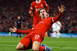 Thắng đậm West Ham, Liverpool tránh được Chelsea ở tứ kết Cúp Liên đoàn Anh