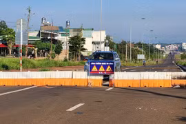 Cấm phương tiện di chuyển trên Đại lộ Đông Tây TP.Buôn Ma Thuột trước khi thông tuyến