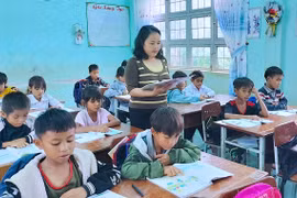 Cô giáo Hoàng Thị Quế Nhàn trọn tình yêu với bảng đen phấn trắng 