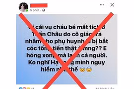 Hạ Long: Sự cố đón nhầm trẻ bị biến thành bắt cóc đòi tiền chuộc