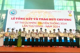 Tỉnh Kon Tum đạt 54 huy chương tại Kỳ thi Olympic truyền thống 30/4