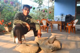 Nghệ An: Phát hiện nhiều cối chày đá lạ nghi của người tiền sử