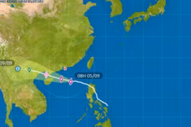 Siêu bão Yagi duy trì sức gió 205 km/giờ, tiến thẳng vào Bắc biển Đông