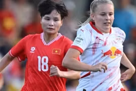 Tuyển nữ Việt Nam không thể tạo nên bất ngờ trước CLB Leipzig